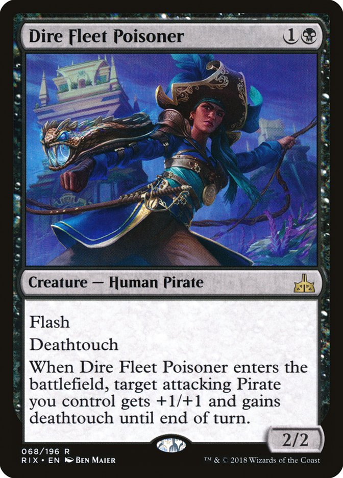 Dire Fleet Poisoner [Rivals of Ixalan] | The Gaming-Verse