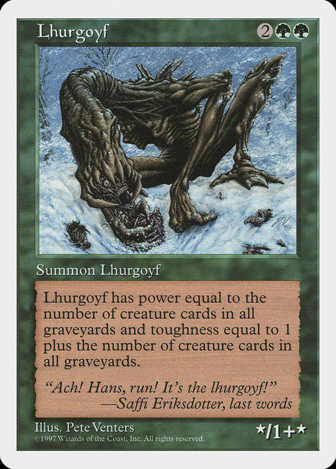 Lhurgoyf [Fifth Edition] | The Gaming-Verse