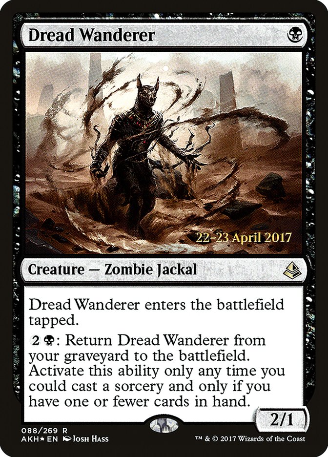 Dread Wanderer  (Prerelease) [Amonkhet Prerelease Promos] | The Gaming-Verse