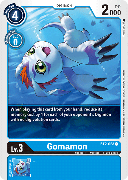 Gomamon [BT2-023] [Release Special Booster Ver.1.5] | The Gaming-Verse