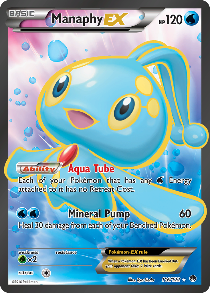 Manaphy EX (116/122) [XY: BREAKpoint] | The Gaming-Verse