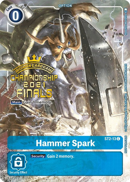 Hammer Spark [ST2-13] (2021 Championship Finals Tamer's Evolution Pack) [Starter Deck: Cocytus Blue Promos] | The Gaming-Verse