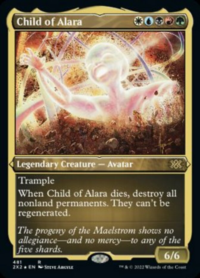 Child of Alara (Foil Etched) [Double Masters 2022] | The Gaming-Verse