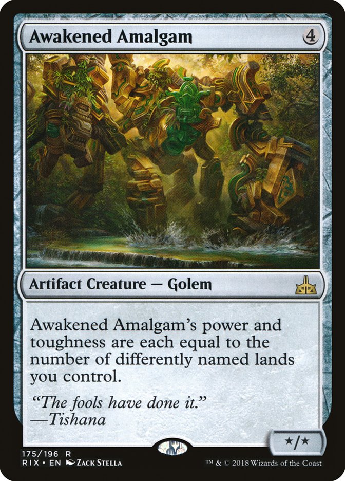 Awakened Amalgam [Rivals of Ixalan] | The Gaming-Verse