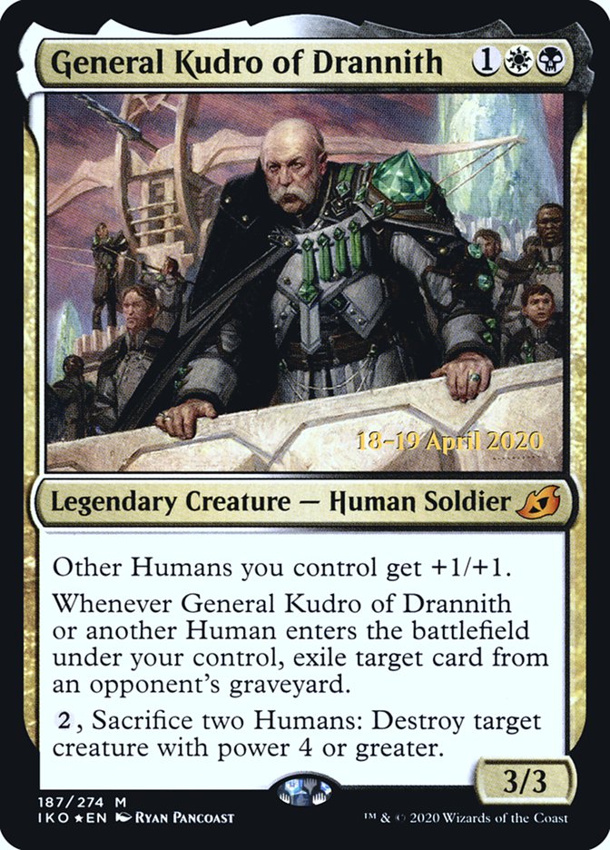 General Kudro of Drannith  [Ikoria: Lair of Behemoths Prerelease Promos] | The Gaming-Verse