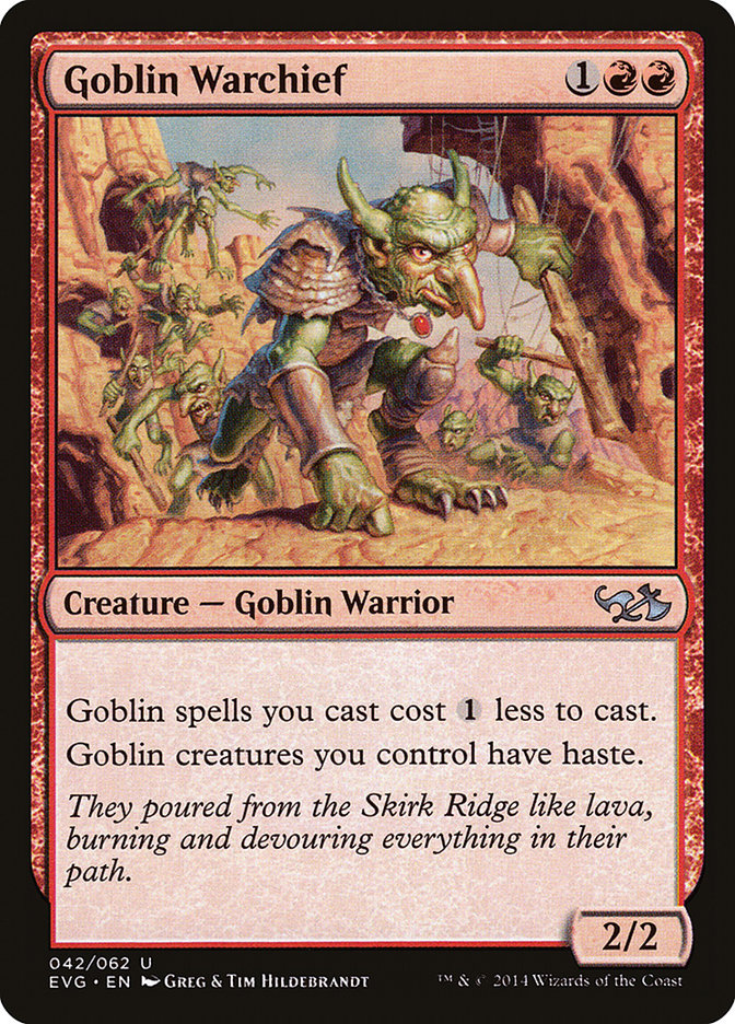 Goblin Warchief (Elves vs. Goblins) [Duel Decks Anthology] | The Gaming-Verse