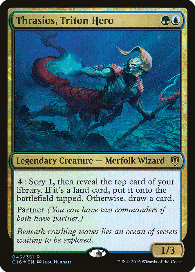 Thrasios, Triton Hero [Commander 2016] | The Gaming-Verse