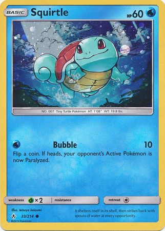 Squirtle (33/214) (Premium Collection Promo) [Sun & Moon: Unbroken Bonds] | The Gaming-Verse