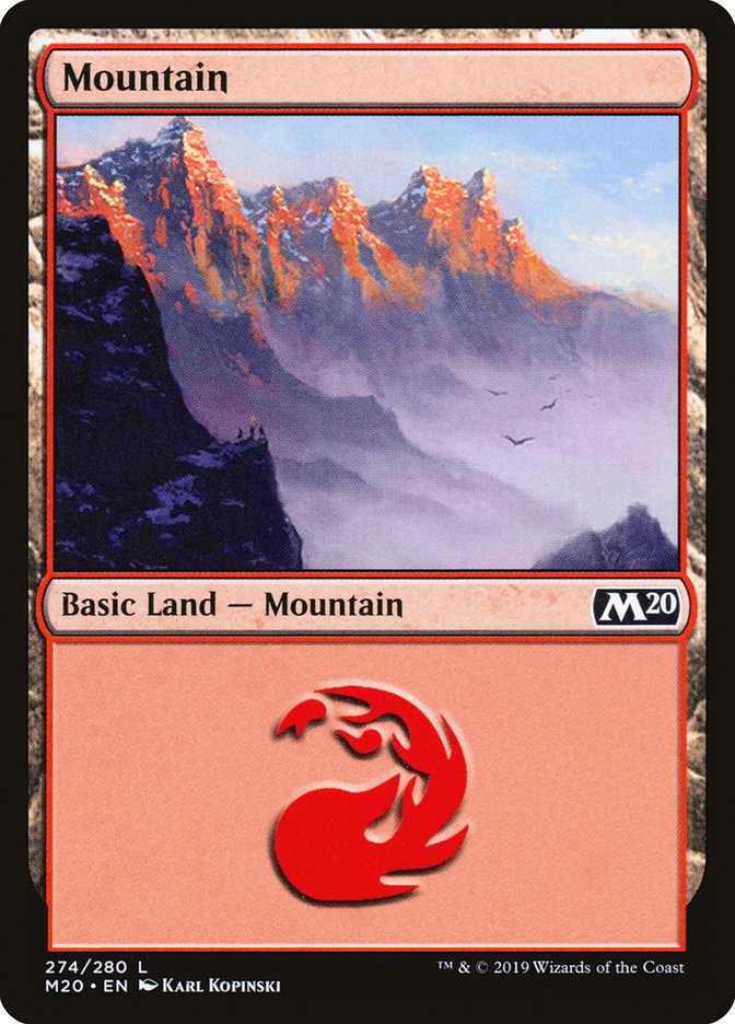 Mountain (#274) [Core Set 2020] | The Gaming-Verse