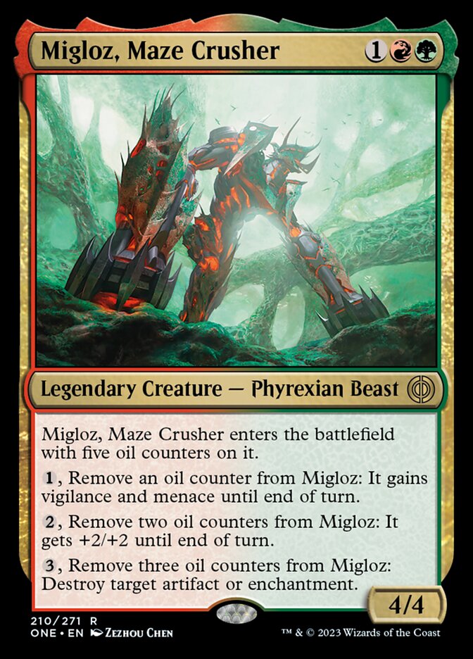 Migloz, Maze Crusher [Phyrexia: All Will Be One] | The Gaming-Verse