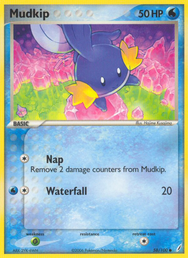 Mudkip (58/100) [EX: Crystal Guardians] | The Gaming-Verse