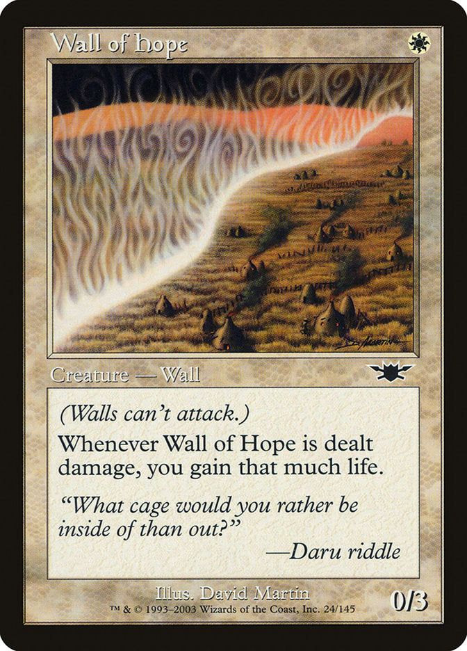 Wall of Hope [Legions] | The Gaming-Verse