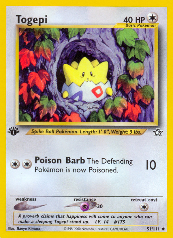 Togepi (51/111) [Neo Genesis 1st Edition] | The Gaming-Verse