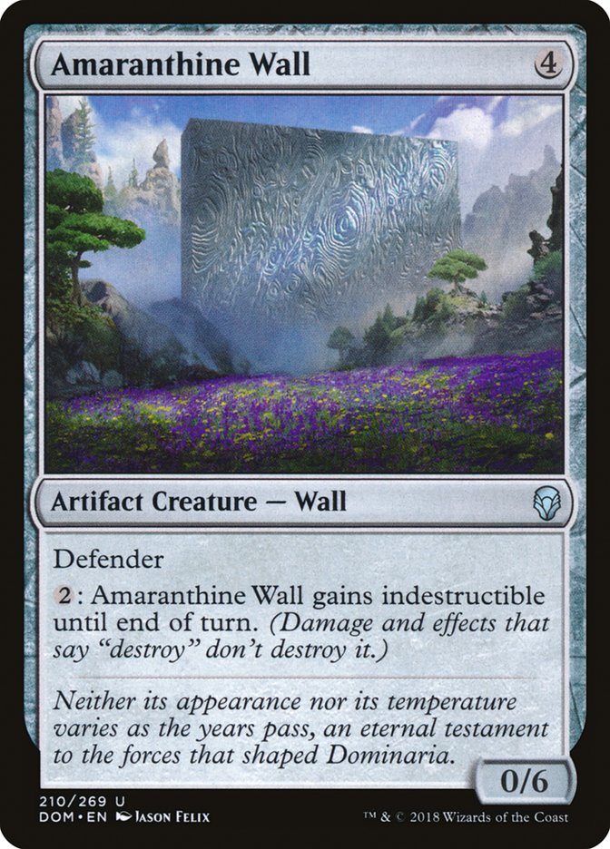 Amaranthine Wall [Dominaria] | The Gaming-Verse