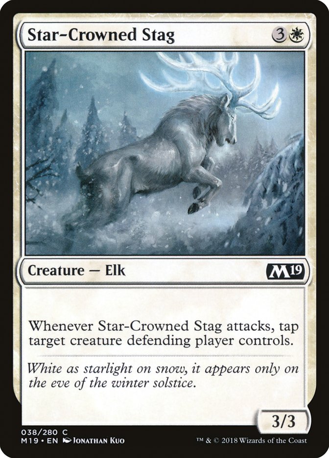 Star-Crowned Stag [Core Set 2019] | The Gaming-Verse