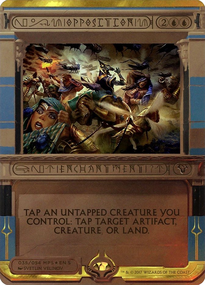 Opposition (Invocation) [Amonkhet Invocations] | The Gaming-Verse