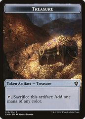 Rock // Treasure Token [Commander Legends Tokens] | The Gaming-Verse