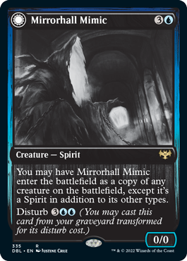 Mirrorhall Mimic // Ghastly Mimicry [Innistrad: Double Feature] | The Gaming-Verse