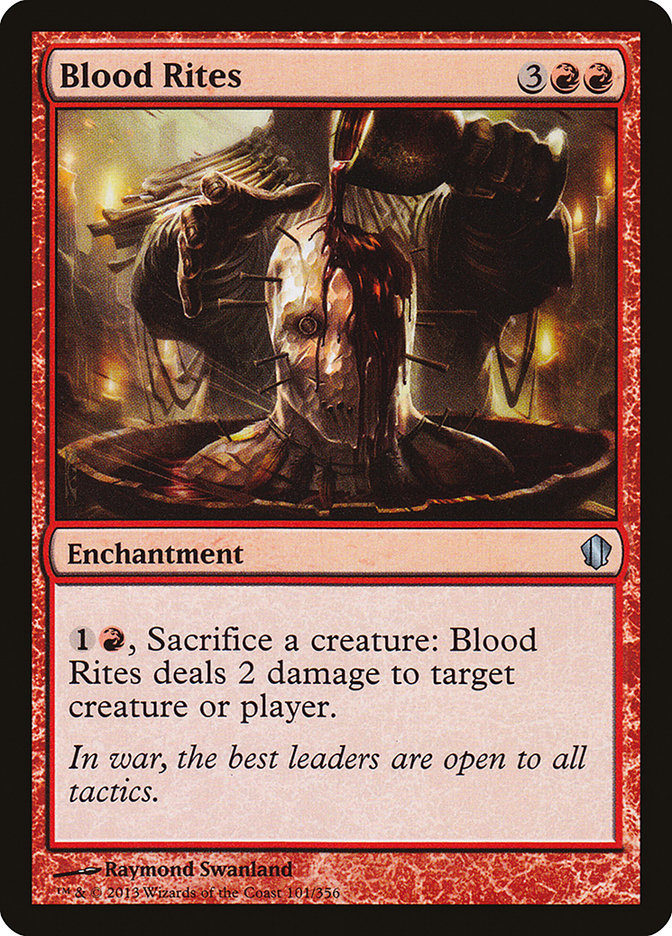 Blood Rites [Commander 2013] | The Gaming-Verse