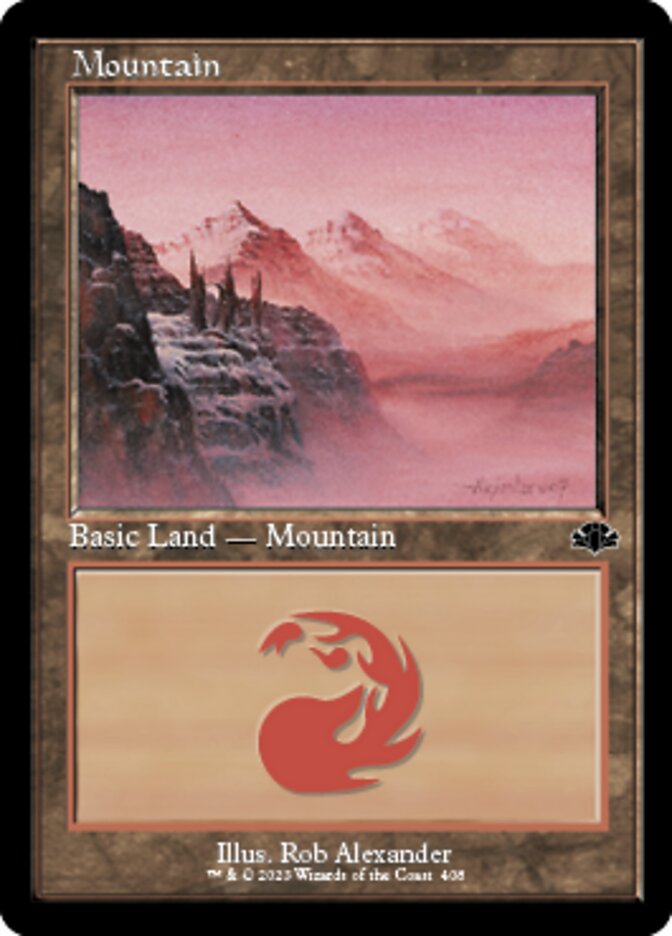 Mountain (408) (Retro) [Dominaria Remastered] | The Gaming-Verse