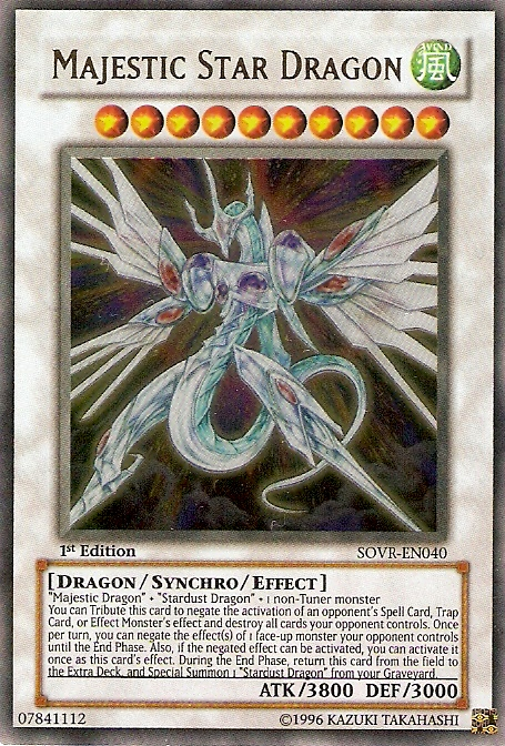 Majestic Star Dragon [SOVR-EN040] Ultra Rare | The Gaming-Verse