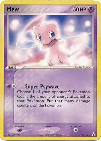 Mew (111/110) (Non Holo DVD Promo) [EX: Holon Phantoms] | The Gaming-Verse