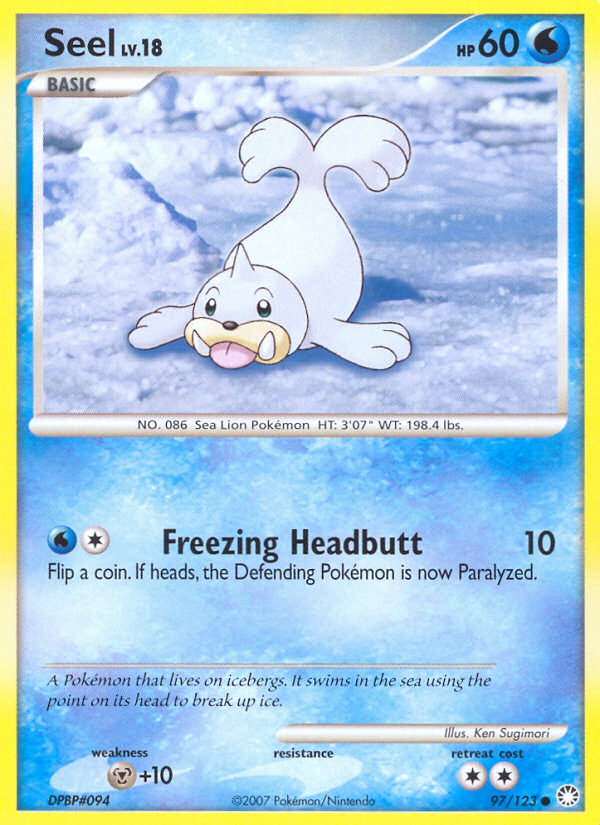 Seel (97/123) [Diamond & Pearl: Mysterious Treasures] | The Gaming-Verse