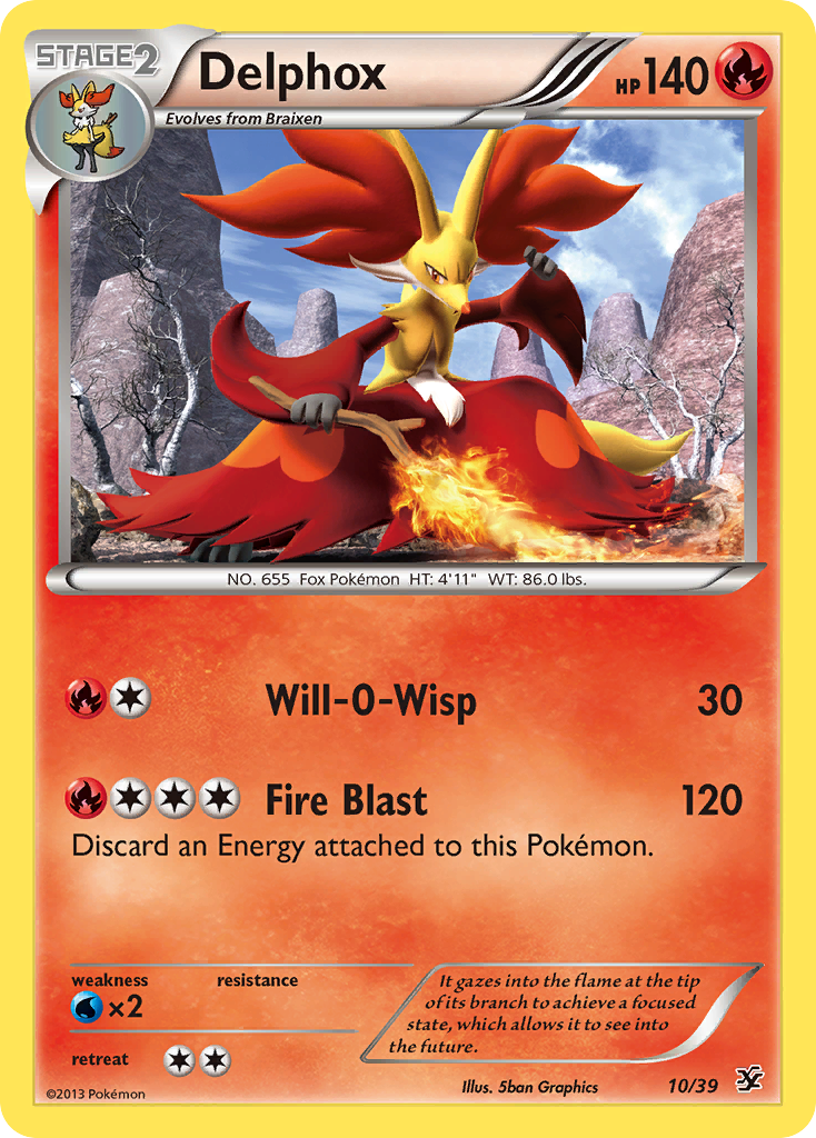 Delphox (10/39) [XY: Kalos Starter Set] | The Gaming-Verse