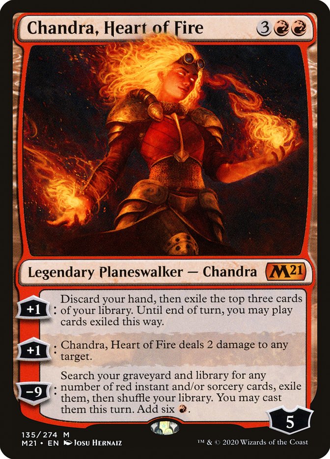 Chandra, Heart of Fire [Core Set 2021] | The Gaming-Verse
