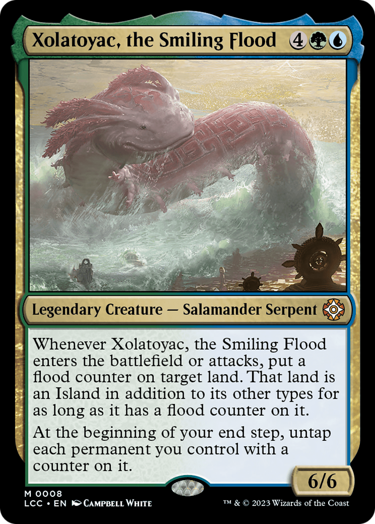 Xolatoyac, the Smiling Flood [The Lost Caverns of Ixalan Commander] | The Gaming-Verse