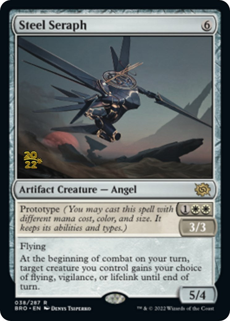 Steel Seraph [The Brothers' War: Prerelease Promos] | The Gaming-Verse