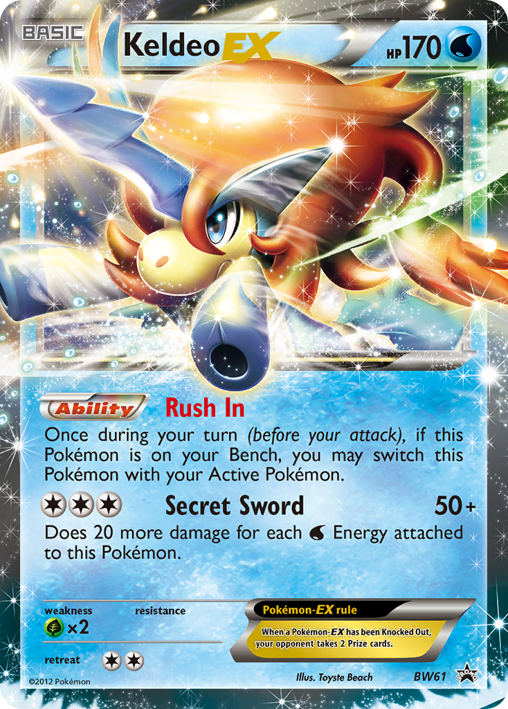 Keldeo EX (BW61) [Black & White: Black Star Promos] | The Gaming-Verse