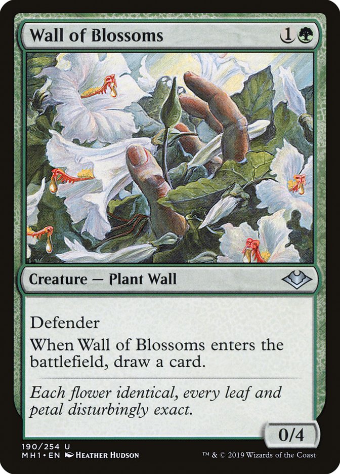 Wall of Blossoms [Modern Horizons] | The Gaming-Verse