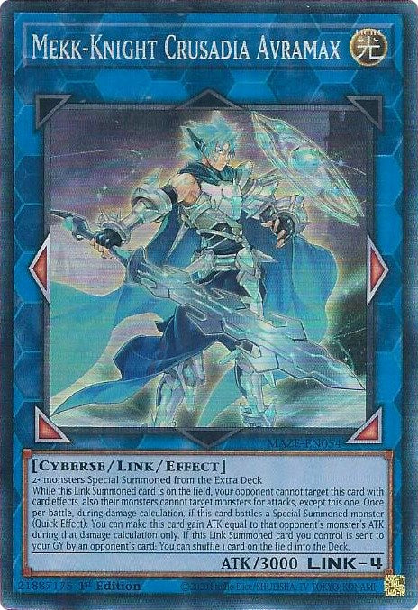 Mekk-Knight Crusadia Avramax [MAZE-EN054] Collector's Rare | The Gaming-Verse