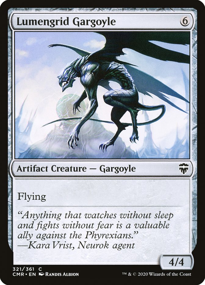 Lumengrid Gargoyle [Commander Legends] | The Gaming-Verse