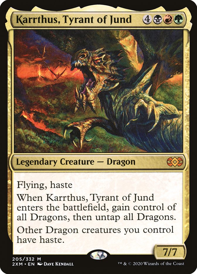 Karrthus, Tyrant of Jund [Double Masters] | The Gaming-Verse