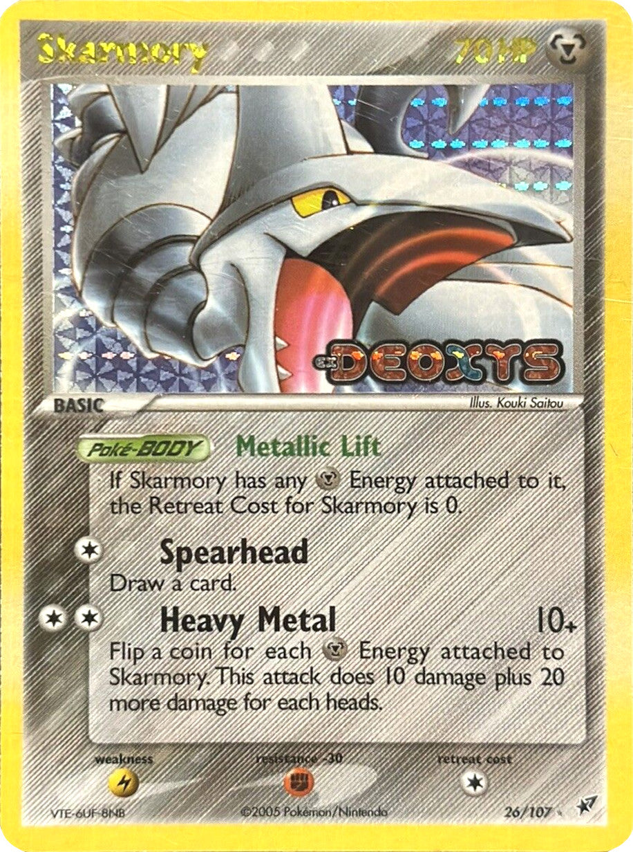 Skarmory (26/107) (Stamped) [EX: Deoxys] | The Gaming-Verse