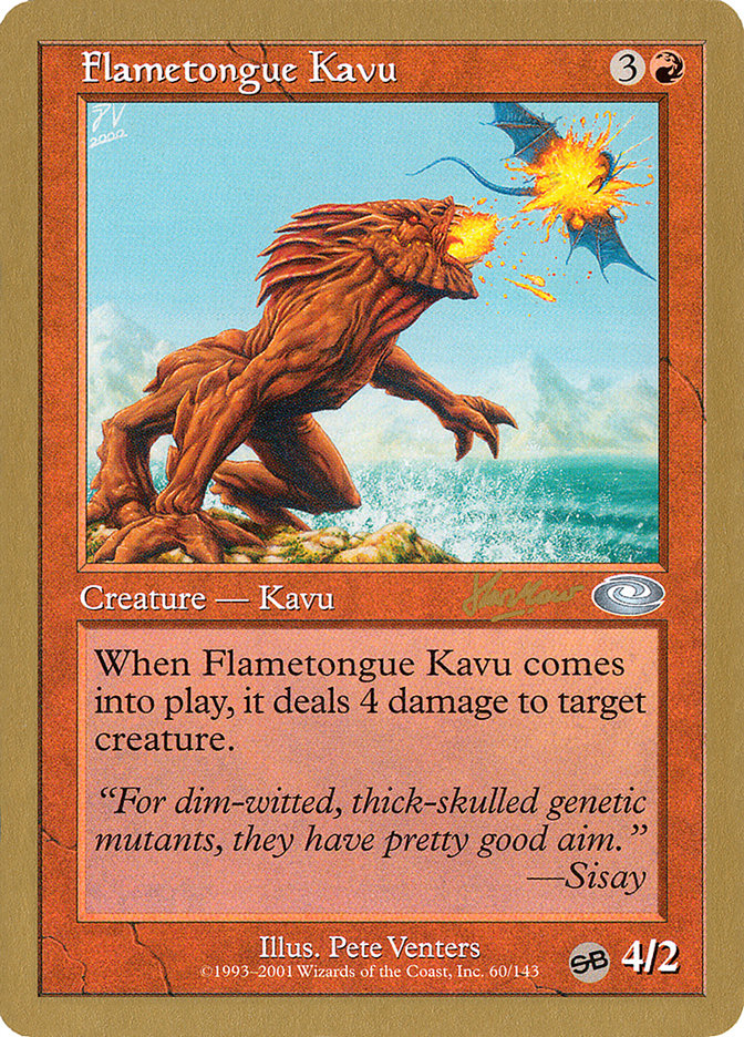 Flametongue Kavu (Sim Han How) (SB) [World Championship Decks 2002] | The Gaming-Verse