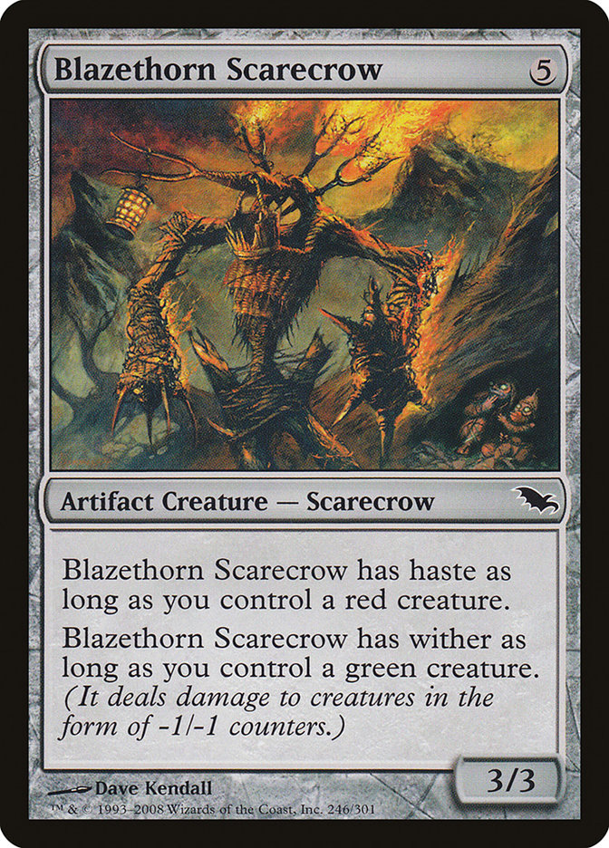 Blazethorn Scarecrow [Shadowmoor] | The Gaming-Verse