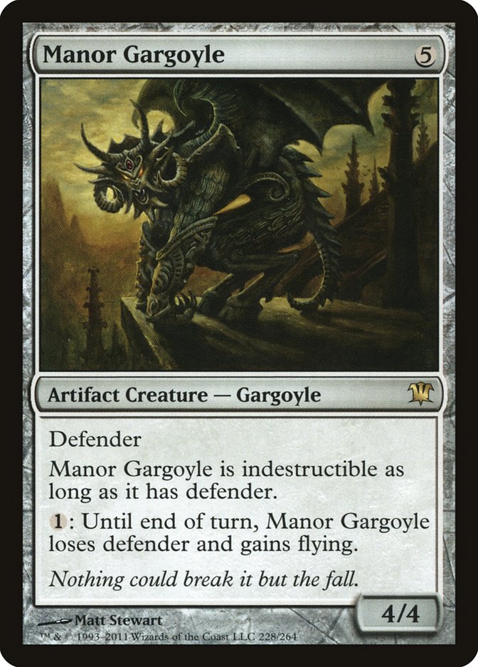 Manor Gargoyle [Innistrad] | The Gaming-Verse