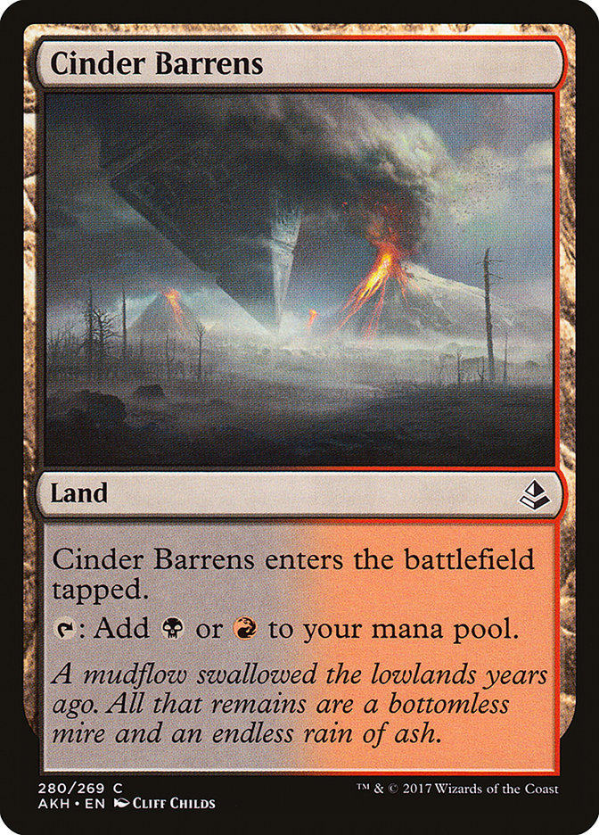 Cinder Barrens [Amonkhet] | The Gaming-Verse