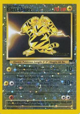 Electabuzz (1) (Winner) [Best of Promos] | The Gaming-Verse