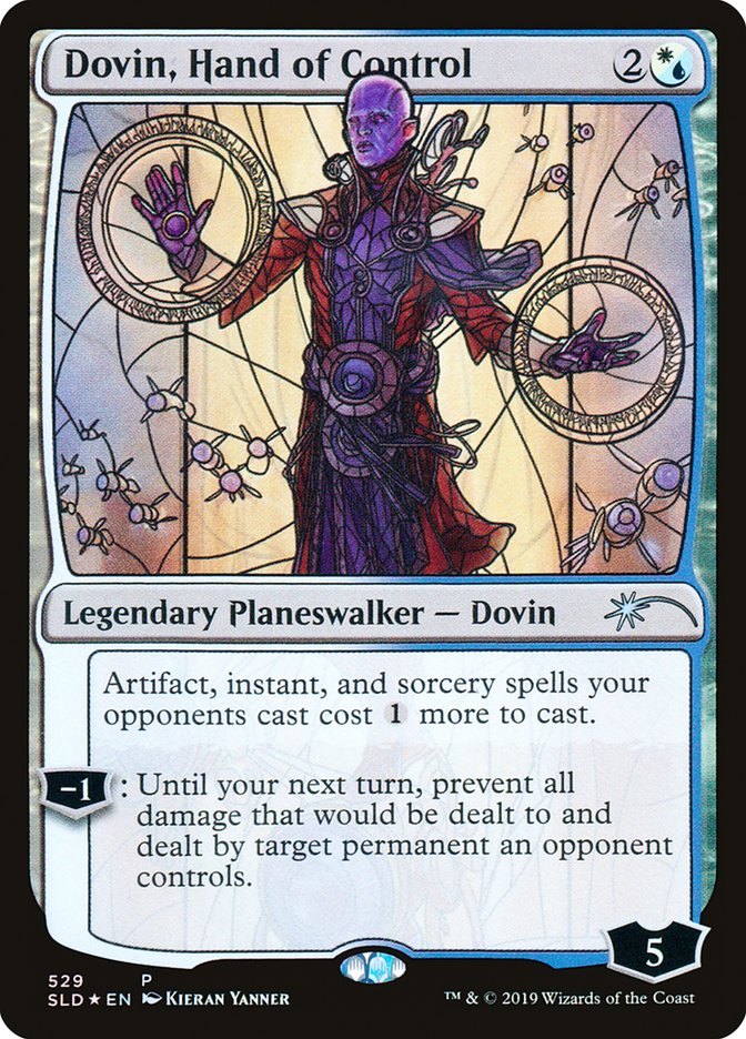 Dovin, Hand of Control (Stained Glass) [Secret Lair Drop Promos] | The Gaming-Verse