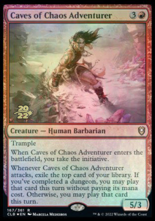 Caves of Chaos Adventurer [Commander Legends: Battle for Baldur's Gate Prerelease Promos] | The Gaming-Verse