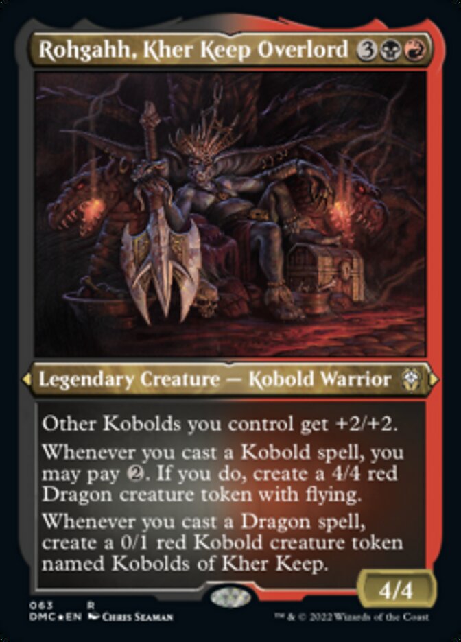 Rohgahh, Kher Keep Overlord (Foil Etched) [Dominaria United Commander] | The Gaming-Verse