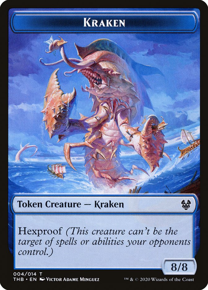 Kraken Token [Theros Beyond Death] | The Gaming-Verse