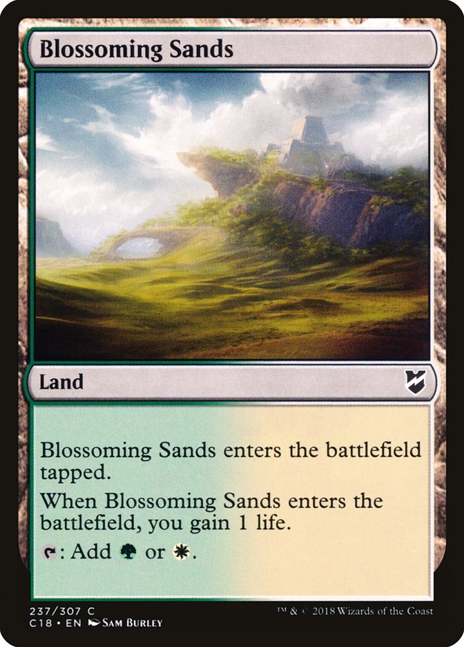 Blossoming Sands [Commander 2018] | The Gaming-Verse