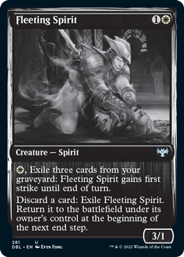 Fleeting Spirit [Innistrad: Double Feature] | The Gaming-Verse