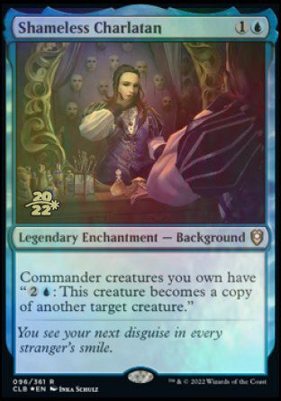 Shameless Charlatan [Commander Legends: Battle for Baldur's Gate Prerelease Promos] | The Gaming-Verse