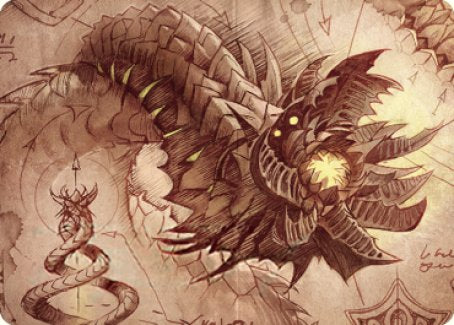 Wurmcoil Engine Art Card [The Brothers' War Art Series] | The Gaming-Verse